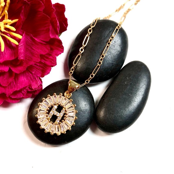 Initial H Necklace, Letter H, Personalized H, Boho - Picture 6 of 9